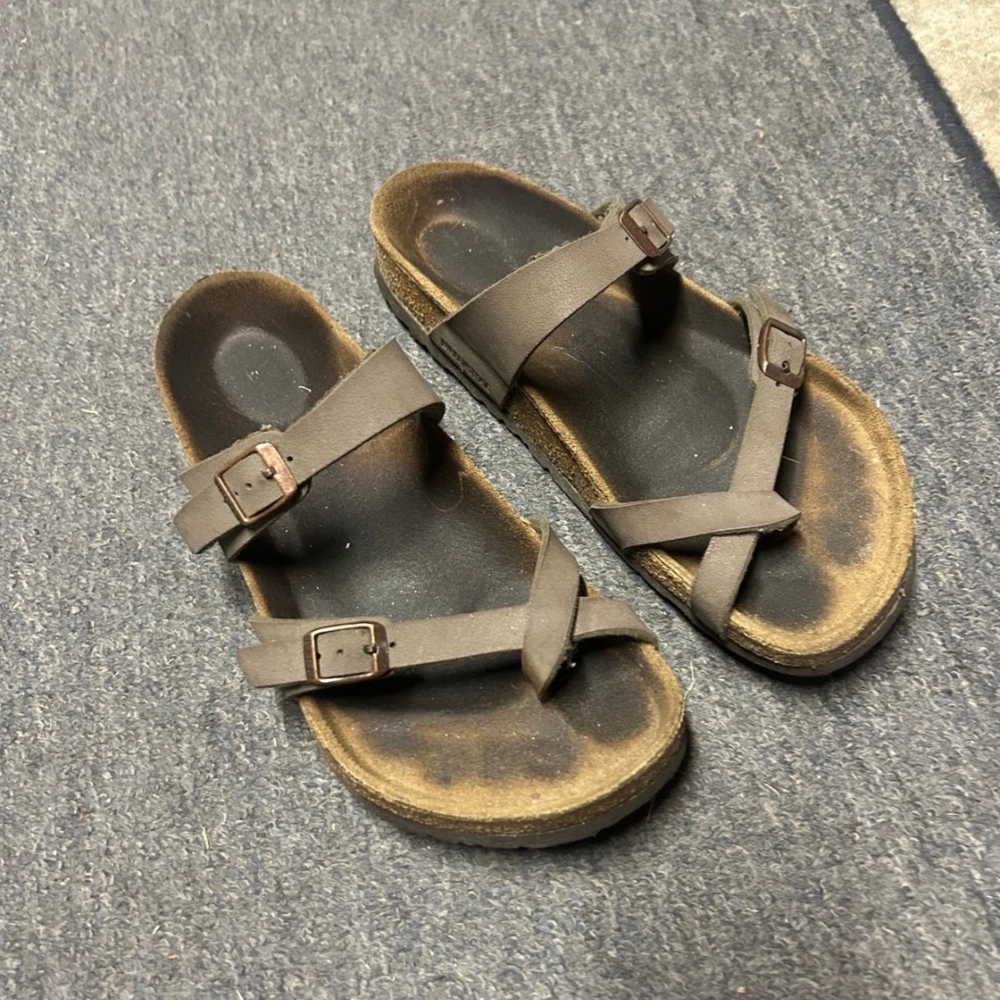 Birkenstock Brown Sandals with Adjustable Straps